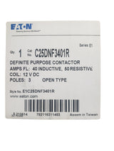 Eaton - Cutler Hammer - Definite Purpose Contactor C25DNF3401R - FreemanLiquidators - [product_description]