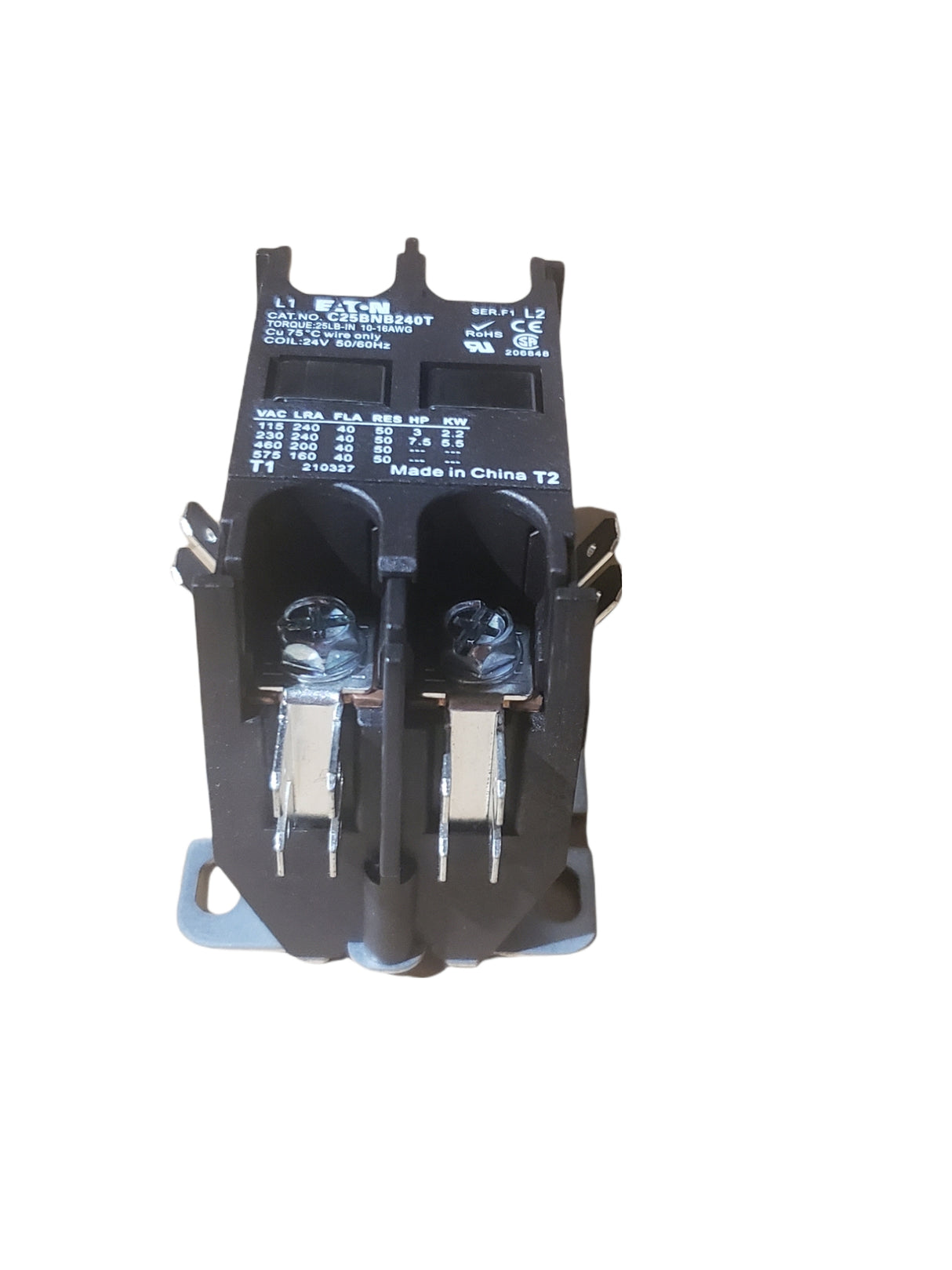 Eaton - Cutler Hammer - Definite Purpose Contactor C25BNB240T - FreemanLiquidators - [product_description]