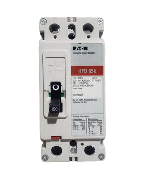 Eaton - Cutler Hammer HFD2150 150 Amp 2 Pole 600 Volt Molded Case Circuit Breaker - FreemanLiquidators - [product_description]