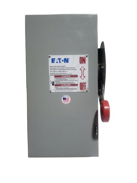 EATON- Cutler Hammer DH361UGK - Nonfusible Single Throw Safety Switch, Heavy Duty, 600V AC/250V DC - FreemanLiquidators - [product_description]