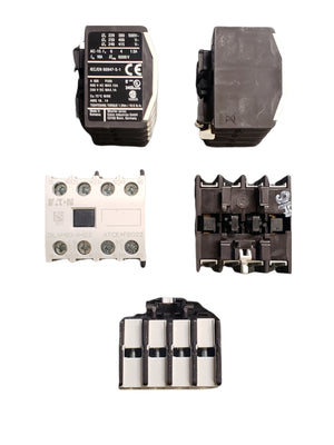 (Lot of 5) EATON - CUTLER HAMMER DILM150-XHI22 - Auxiliary Contact - 2NO/2NC (4), Front Mount, 4 A ac, 10 A dc - FreemanLiquidators - [product_description]