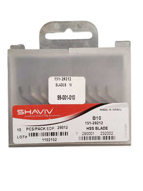 (10 PACK) SHAVIV 151-29021 B10 HSS Blade - FreemanLiquidators - [product_description]