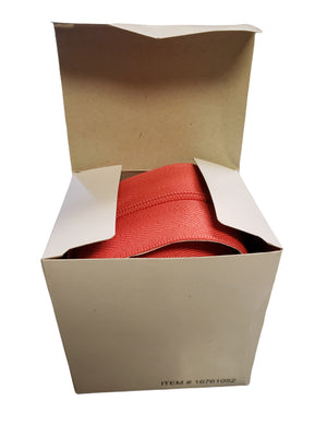 ZIPPER TAPE - 2.75" X 7' RED PEEL AND STICK CLOTH - FreemanLiquidators - [product_description]