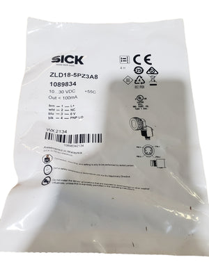 SICK ZLD18-5PZ3A8 / 1089834 Photoelectric Sensor - NEW IN PACKAGE - FreemanLiquidators - [product_description]