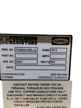 Hubbell POWEROHM Resistors - PN:  P20622-003-UL - FreemanLiquidators - [product_description]