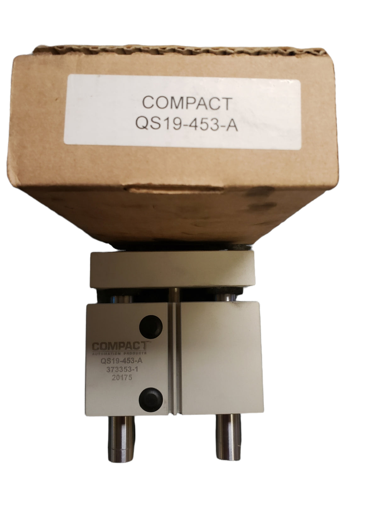 COMPACT GUIDED CYLINDER - QS19-453-A / 32MM BORE / 30MM STROKE - NEW IN BOX - FreemanLiquidators - [product_description]