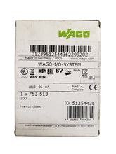 Load image into Gallery viewer, Wago 753-513 2-Channel Digital Output AC 250 V Module - NEW IN BOX - FreemanLiquidators - [product_description]
