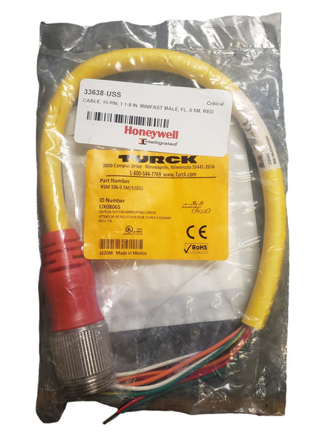 TURCK, UX08065 - Minifast B/C molded Cordset, RSM 106-0.5M/S1055 - NEW IN ORIGINAL PACKAGING - FreemanLiquidators - [product_description]