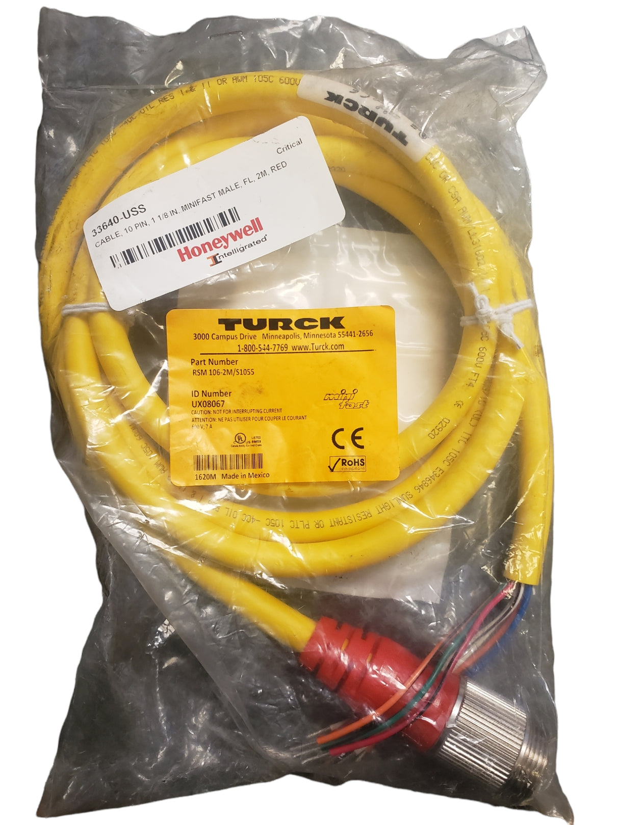 TURCK RSM 106-2M/S1055 / RSM1062MS1055 - NEW IN ORIGINAL PACKAGING - FreemanLiquidators - [product_description]