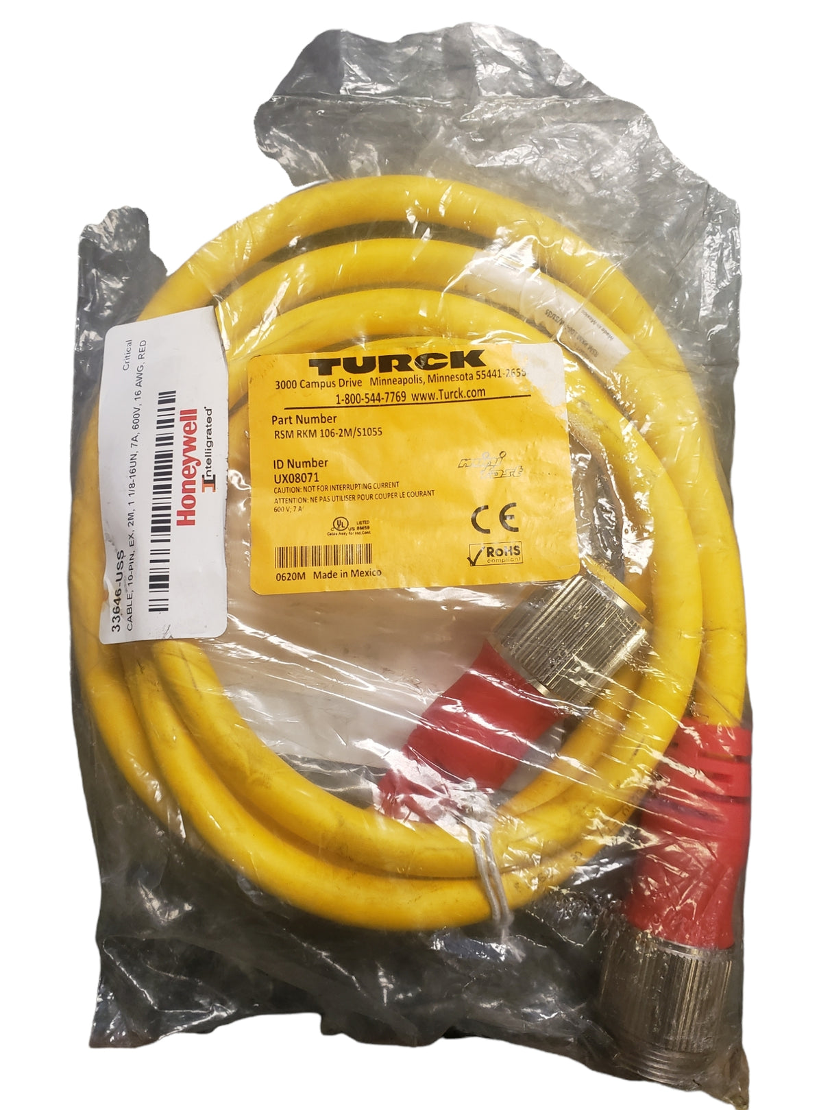 TURCK RSM 106-2M/S1055 / RSM1062MS1055 - NEW IN ORIGINAL PACKAGING - FreemanLiquidators - [product_description]