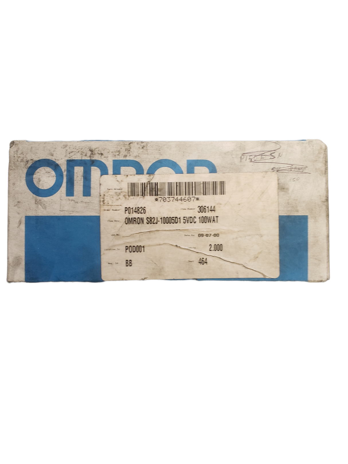 Omron, S82J-10005D1, Power Supply, 5VDC, 100W - NEW IN BOX - FreemanLiquidators - [product_description]