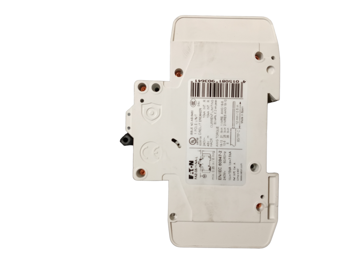 Eaton - Cutler Hammer FAZ-C6/1-NA-L Circuit Breaker - NEW NO BOX - FreemanLiquidators - [product_description]