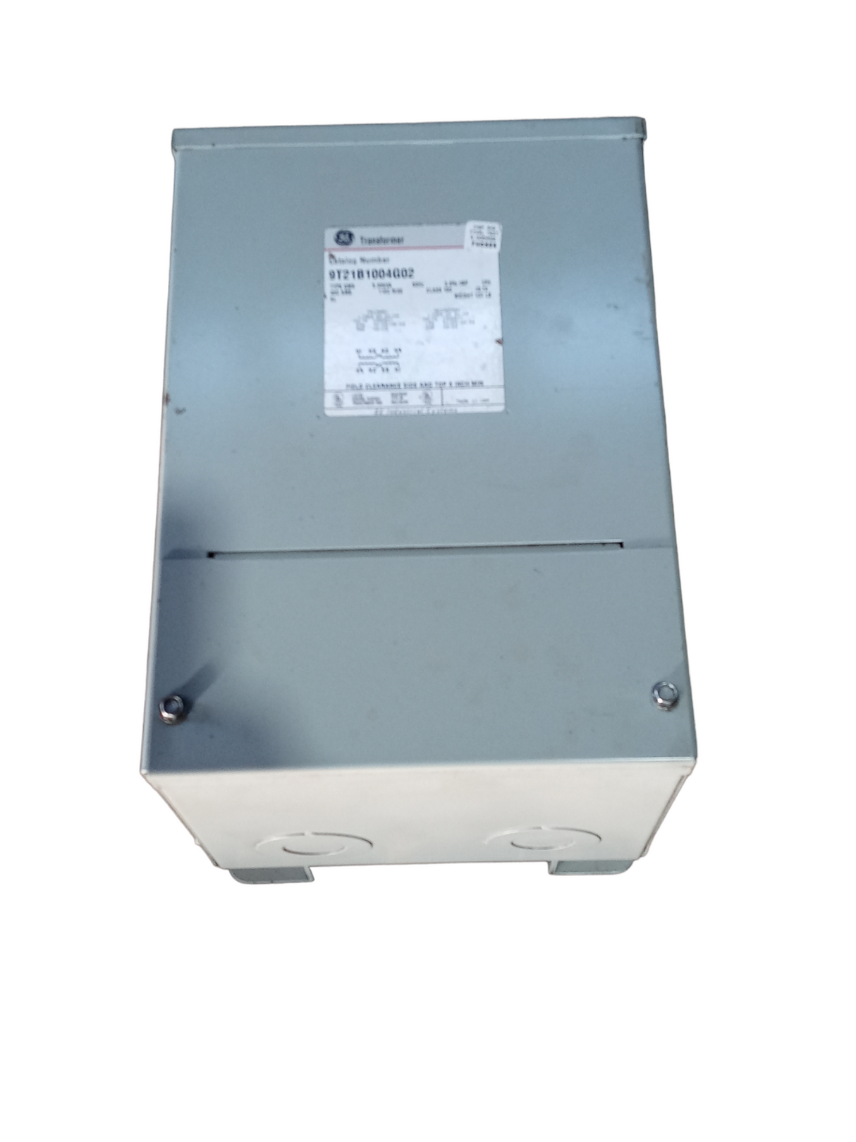 GE, 9T21B1004G02, Transformer, 5000VA, 240/480VAC, Primary, 120/240VAC, 1Phase, Secondary, Enclosed - FreemanLiquidators - [product_description]