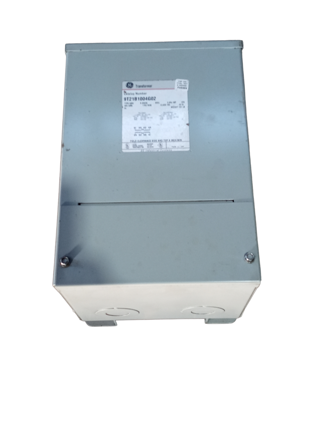 GE, 9T21B1004G02, Transformer, 5000VA, 240/480VAC, Primary, 120/240VAC, 1Phase, Secondary, Enclosed - FreemanLiquidators - [product_description]