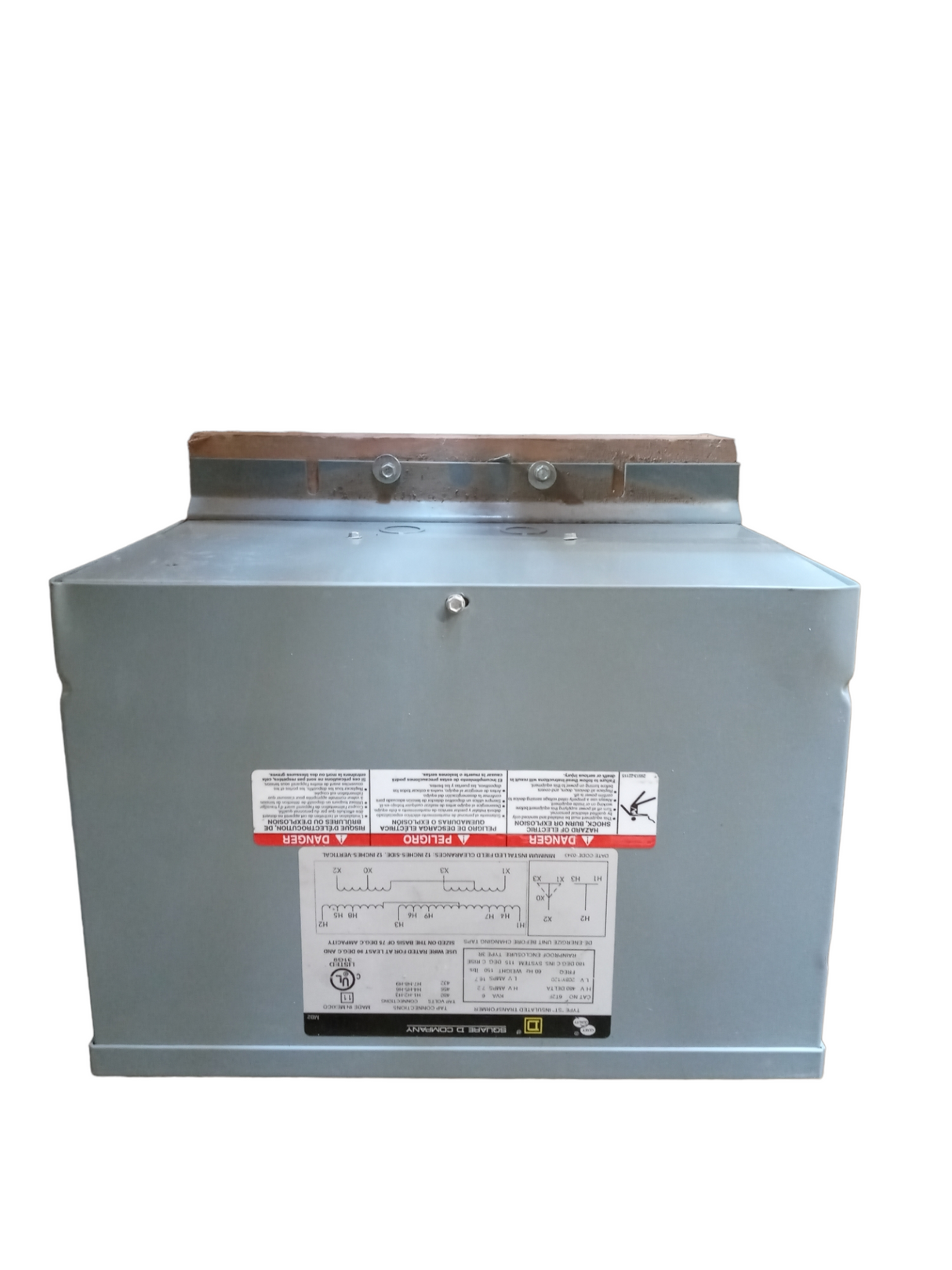 SQUARE D, 6T2F, Three Phase, Transformer, 6kVA, 480V (Cosmetic Damages From Long Term Storage) - FreemanLiquidators - [product_description]