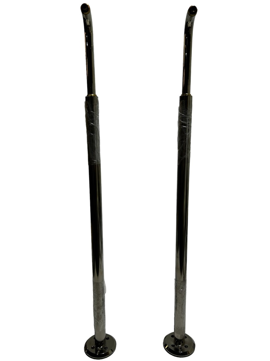 Freeman Cardboard Risers Brizo, RP73766PN, Two Handle, Floor Mount, Tub Filler, Risers, Brillia ...
