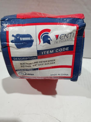 Venti SD166S  3/4" suction line dryer solder - FreemanLiquidators