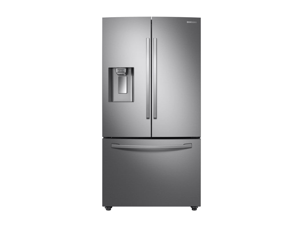 Samsung 23 cu. ft. 3-Door French Door, Counter Depth Refrigerator with CoolSelect Pantry in Stainless Steel RF23R6201SR/AA STORE PICKUP ONLY - FreemanLiquidators - [product_description]