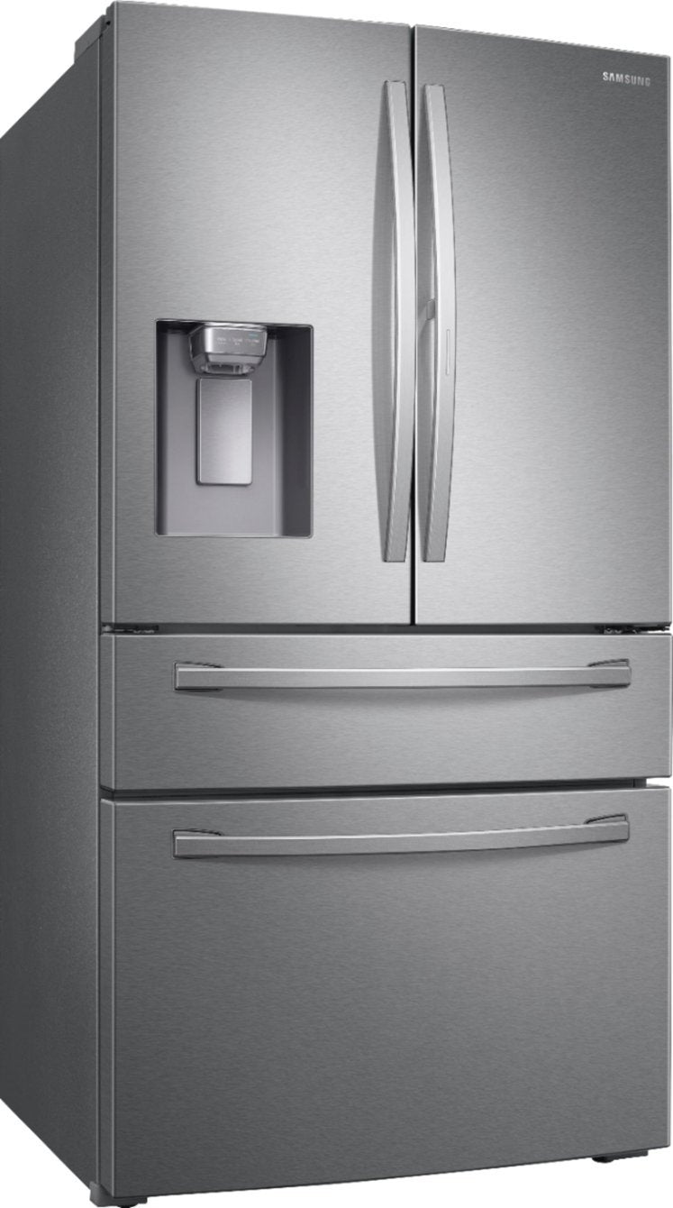 Samsung - 27.8 cu. ft. 4-Door French Door Refrigerator with Food Showcase - Stainless steel RF28R7351SR/AA STORE PICKUP ONLY - FreemanLiquidators - [product_description]