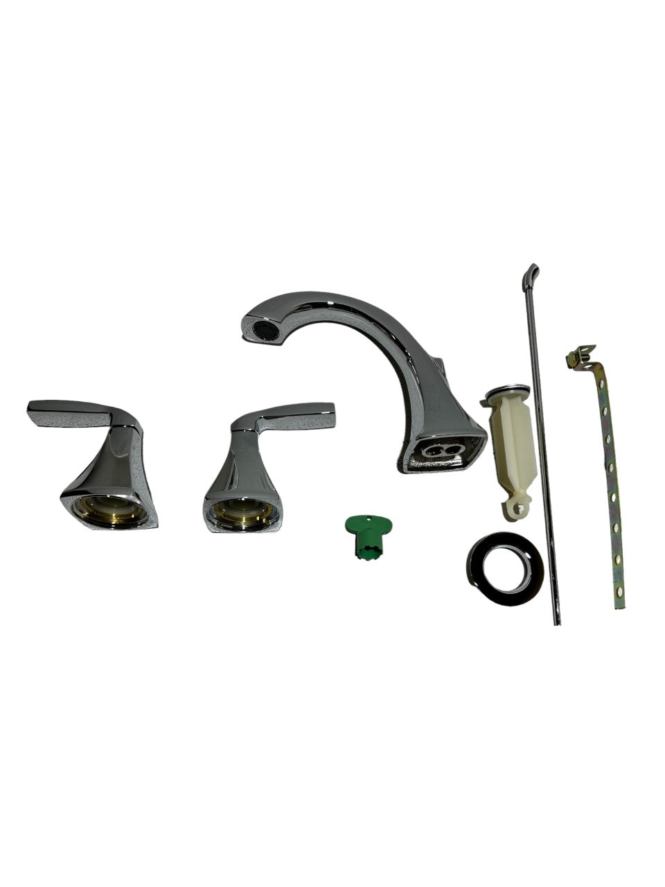 Moen, T6905, Voss Chrome Two-Handle 8 in. Widespread Bathroom Faucet Trim Kit, Valve Required, New in Box - FreemanLiquidators - [product_description]