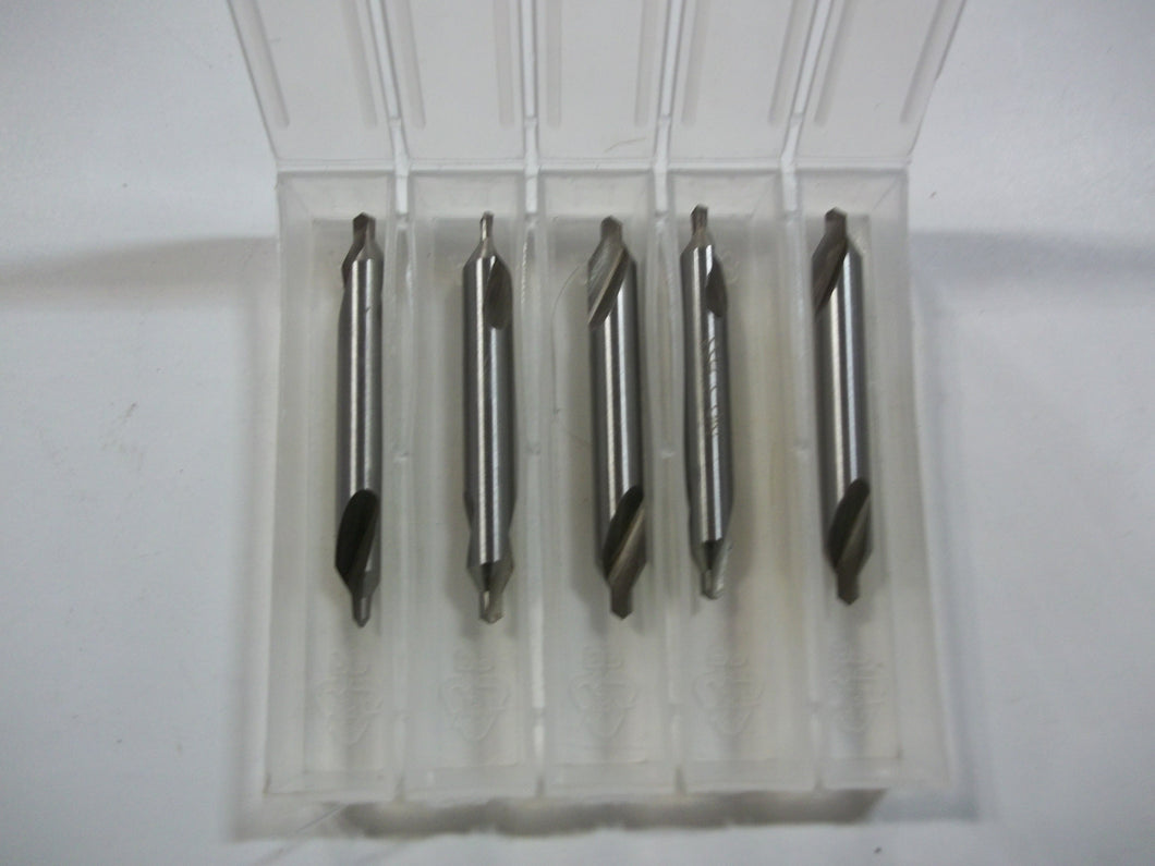 Production Plain Type Combined Drill And Countersinks #3, 60 Degrees, 7/64
