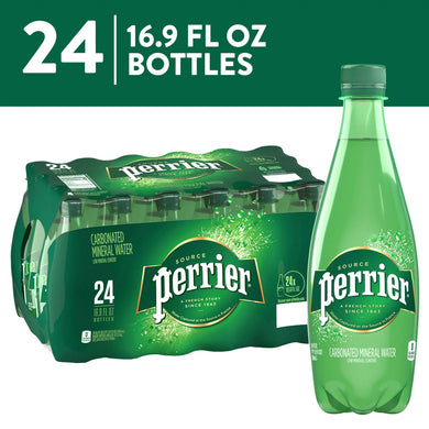 Perrier Sparkling Water, 405.6 fl oz, 24 Pack Plastic Bottles STORE PICKUP ONLY - FreemanLiquidators - [product_description]