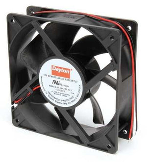 DAYTON, 2RTJ7, Axial Fan, Square, 24V DC, - Phase, 170 cfm, 4 11/16 in W. - NEW IN BOX - FreemanLiquidators - [product_description]