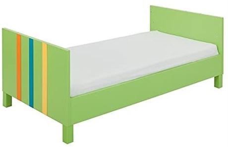 Little Guy Comfort Hometown Children's Convertible 3 in 1 Crib and Youth Bed - Lime Green 4013147 - FreemanLiquidators - [product_description]