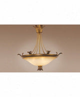 Authenticity - Marbella Gold - Three Light Gold Up Chandelier 10-0027-03-03