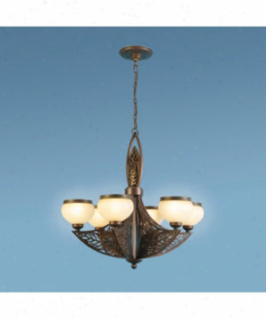 Authenticity Lighting 10-0072-06-21 Palmetto 31 Inch Chandelier