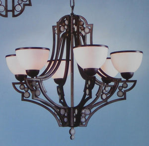 Authenticity Lighting 10-0075-06-19 Celestial 30 Inch Chandelier