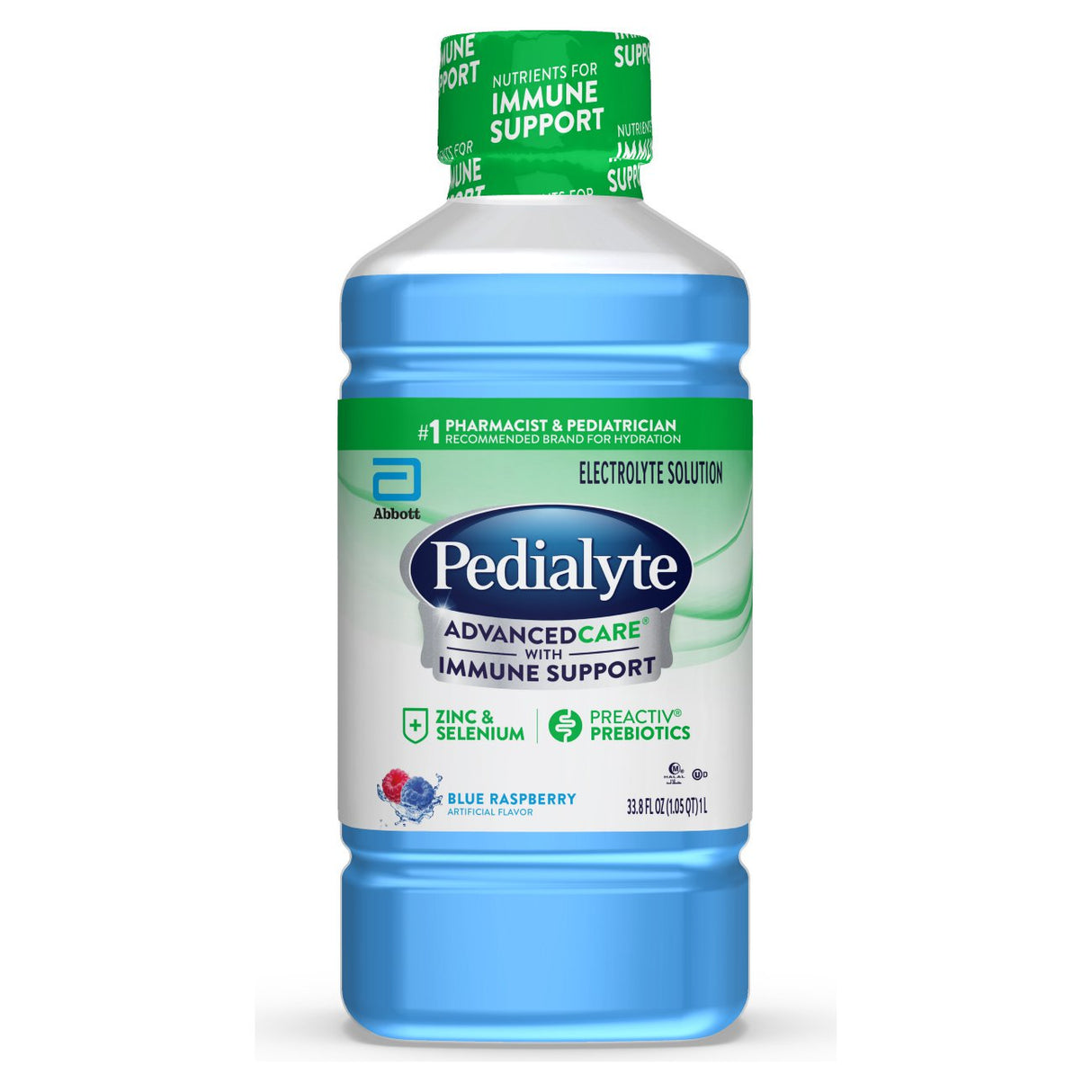 Pedialyte Electrolyte Solution, Hydration Drink, 1 Liter,BLUE RASPBERRY Store pickup Only - FreemanLiquidators - [product_description]