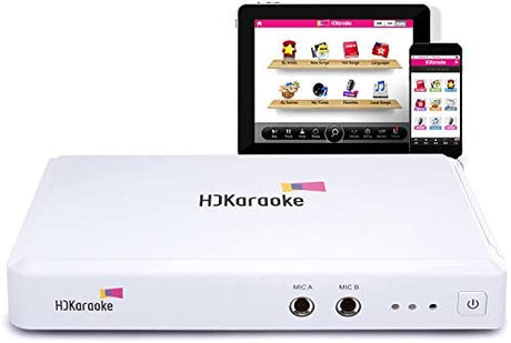 HDKaraoke Karaoke System-Home, White (HDK Box 2.0) - FreemanLiquidators - [product_description]