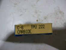Load image into Gallery viewer, Production Triangular Carbide Turning Insert. - Grade: C5/C6, Insert Shape &amp; Angle: Triangular 60 Degrees, Tool Material: Carbide, Relief Angle: 11 Degrees, Insert IC: 1/4&quot;, Insert #: TPU 222

