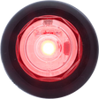 Clear lens red 3/4" LED non-directional marker/clearance light with A11GB grommet, .180 male bullets - FreemanLiquidators - [product_description]