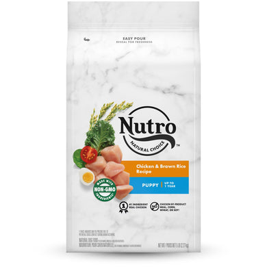 NUTRO NATURAL CHOICE Chicken & Brown Rice Dry Dog Food for Puppy, 5 lb. Bag store pickup only - FreemanLiquidators - [product_description]