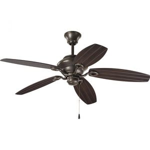 Progressive, P2533-20, AirPro, 54", Five-Blade, Indoor/Outdoor, Ceiling Fan, Antique Bronze - New in Box - FreemanLiquidators - [product_description]