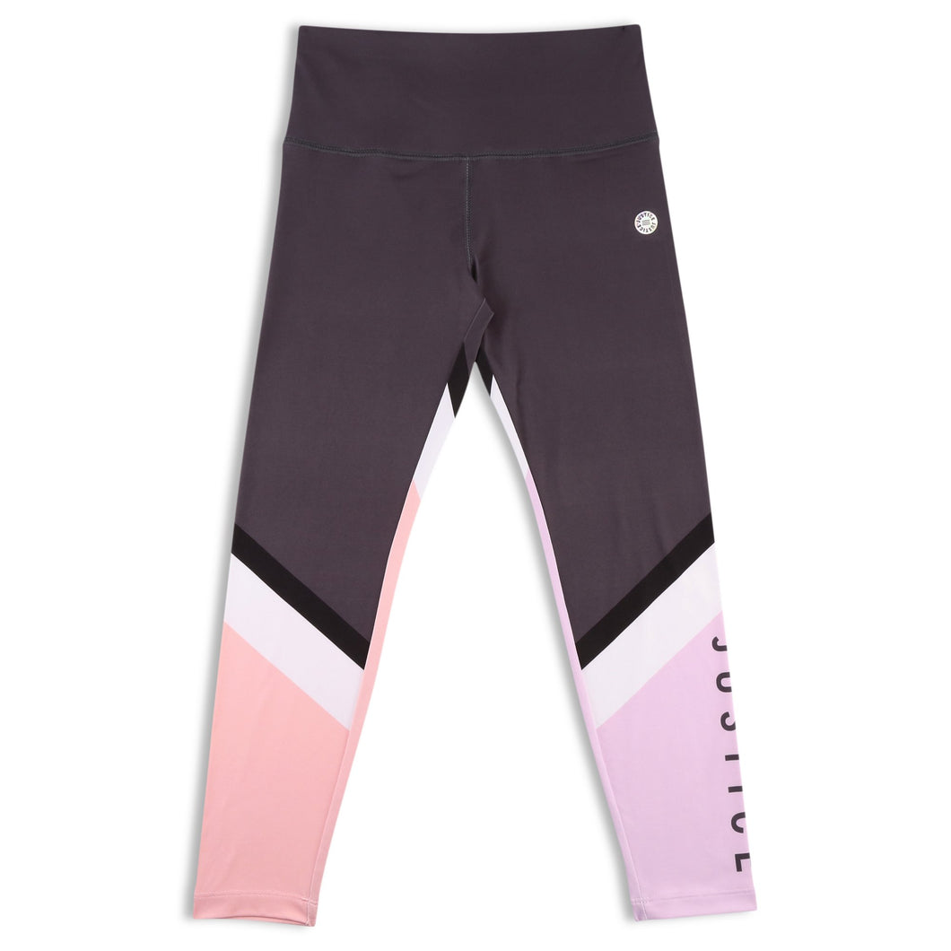 Justice Girls Collection X Color Blocked Leggings Coal M 10