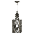 Quorum International 6863-6-54 Classic Bronze Six Light Foyer Chandelier from the Gabrielle Collection