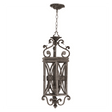 Quorum International 6923-3-87 Byzantine Bronze Three Light Foyer Pendant from the Sebastiano Collection