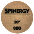 Hydro-Force, Stone Polishing Pad, Spinergy, Red, 800 Grit, 20" 1650-2332