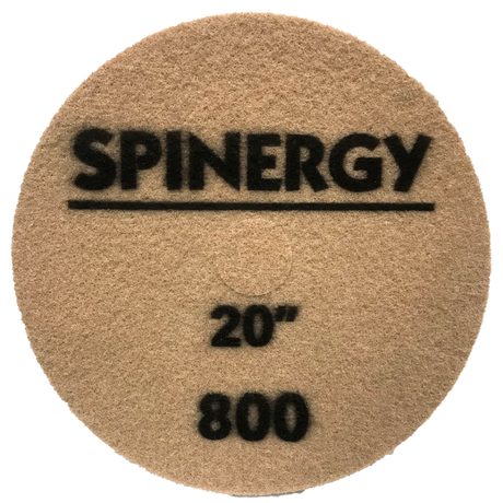 Hydro-Force, Stone Polishing Pad, Spinergy, Red, 800 Grit, 20" 1650-2332