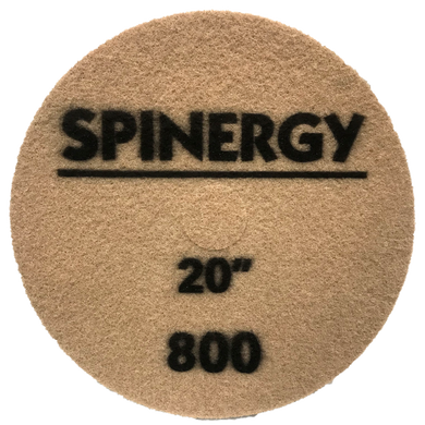 Hydro-Force, Stone Polishing Pad, Spinergy, Red, 800 Grit, 20