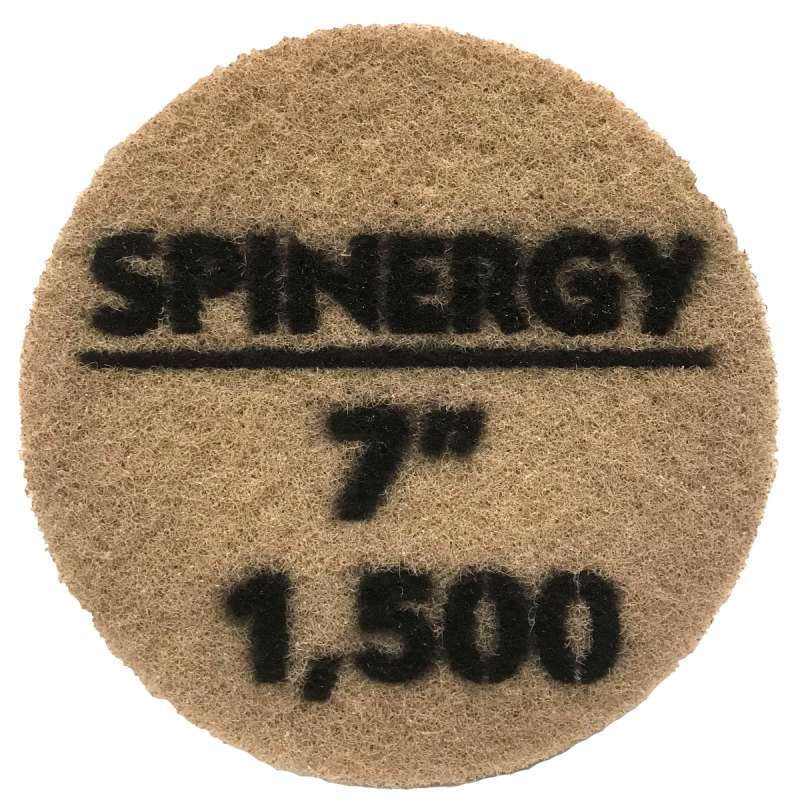 Hydro-Force, Stone Polishing Pad, Spinergy, Purple, 1,500 Grit, 7" 1651-2131