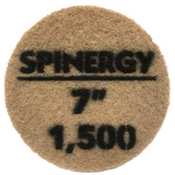 Hydro-Force, Stone Polishing Pad, Spinergy, Purple, 1,500 Grit, 7" 1651-2131