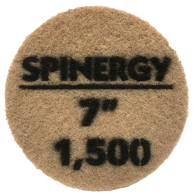 Hydro-Force, Stone Polishing Pad, Spinergy, Purple, 1,500 Grit, 7