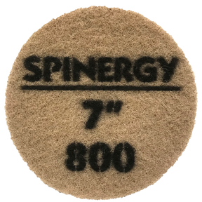 Hydro-Force, Stone Polishing Pad, Spinergy, Red, 800 Grit, 7" 1652-2132
