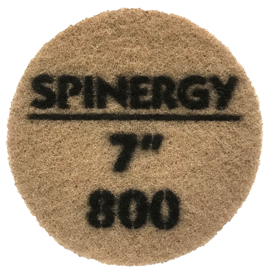 Hydro-Force, Stone Polishing Pad, Spinergy, Red, 800 Grit, 7