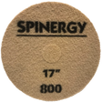 Hydro-Force, Stone Polishing Pad, Spinergy, Red, 800 Grit, 17" 1652-2233