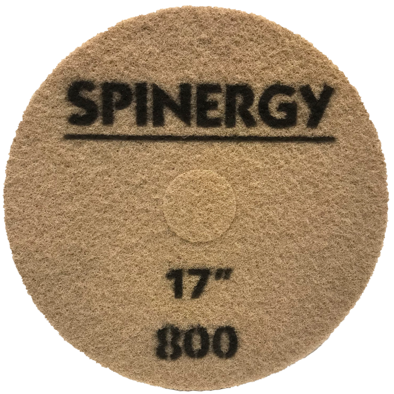 Hydro-Force, Stone Polishing Pad, Spinergy, Red, 800 Grit, 17" 1652-2233